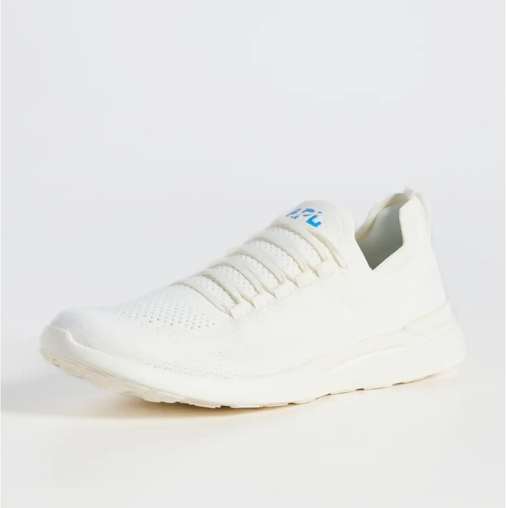 APL athletic shoes women size 10 ivory blue